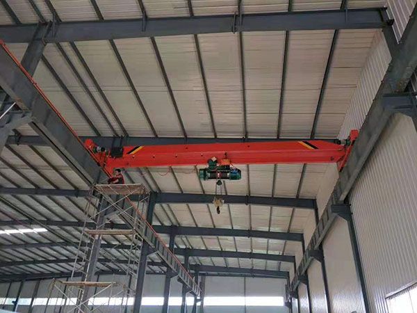 Electric single beam bridge crane