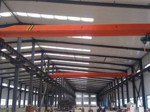 Electric single beam bridge crane