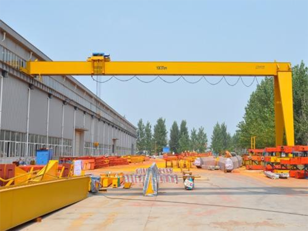 BMH electric hoist semi gantry crane