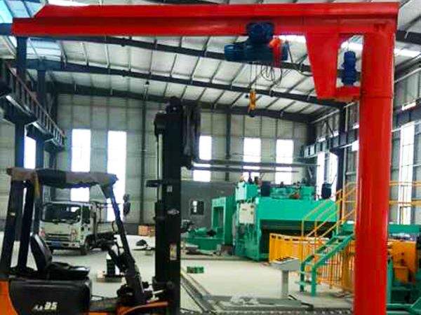 bzd type standing column cantilever crane