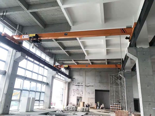 European electric single beam crane