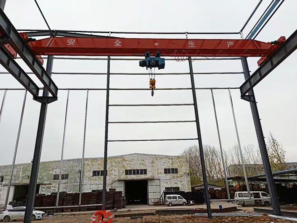 Electric hoist single beam crane