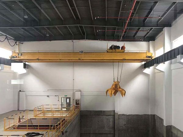 Electric hoist grab crane