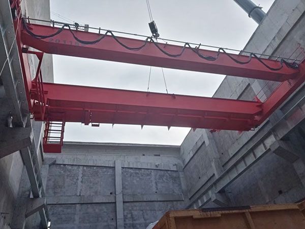 Bridge double beam crane
