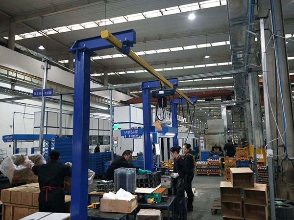 Flexible suspension crane