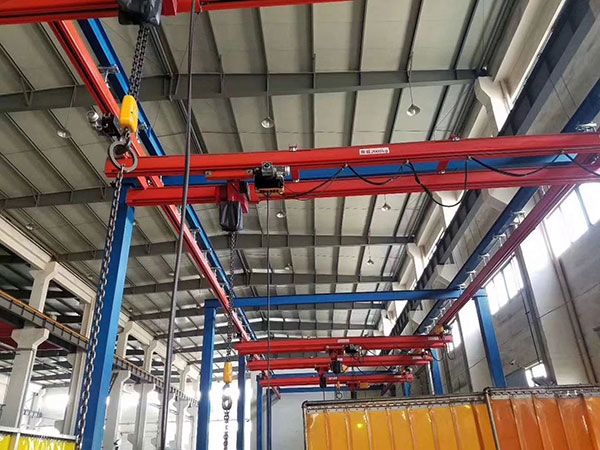 Monorail suspension crane