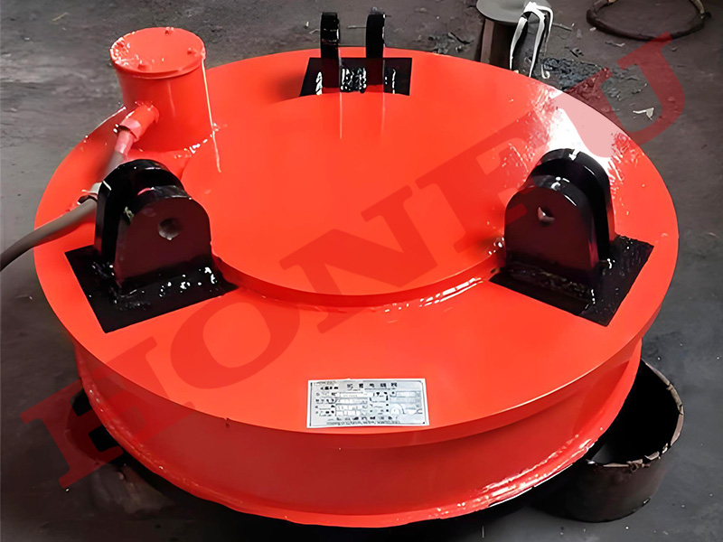 挖机叉车磁力起重吸盘山东宏孚科技honfu