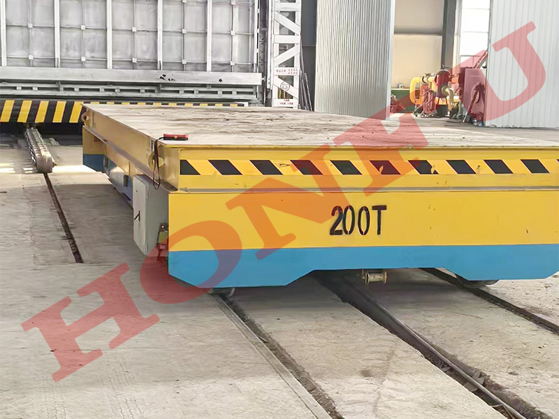 50吨轨道式车间平板车山东宏孚科技honfu