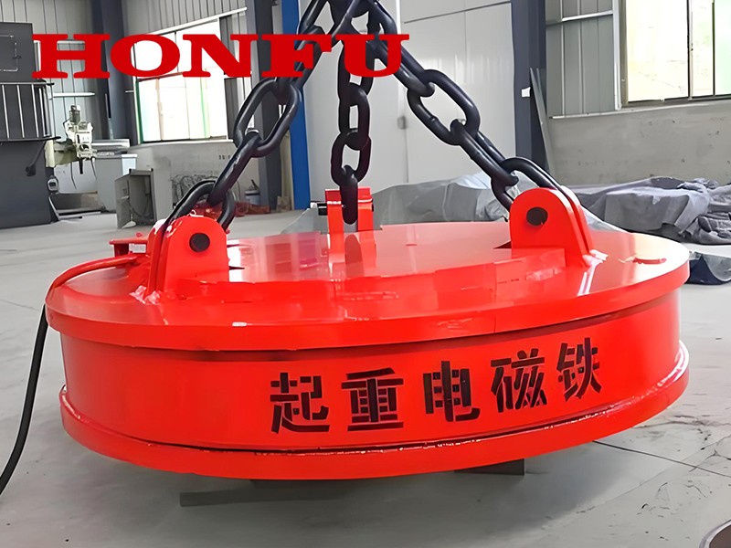 随车吊电磁吸盘山东宏孚honfu